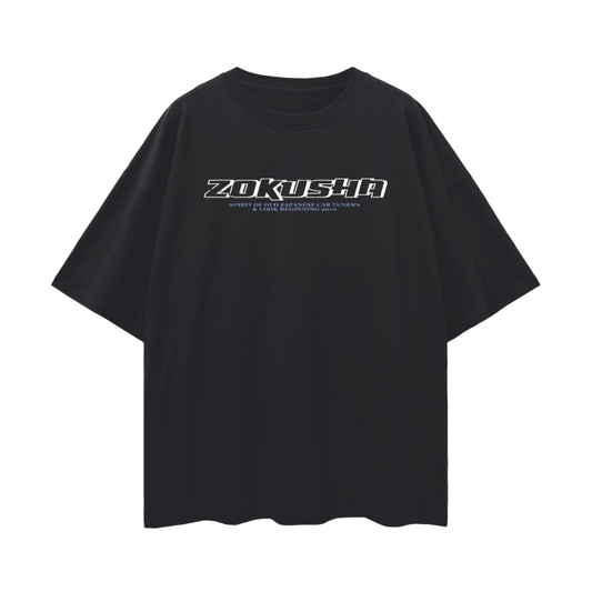 black zokushaclub T-shirt